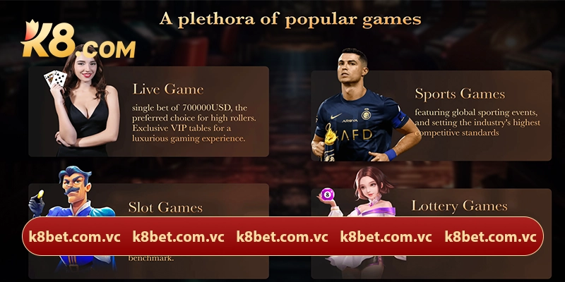 K8 | K8BET - Link Trang Chủ K8 Casino Chính Thức 30 Đa dạng sản phẩm cá cược